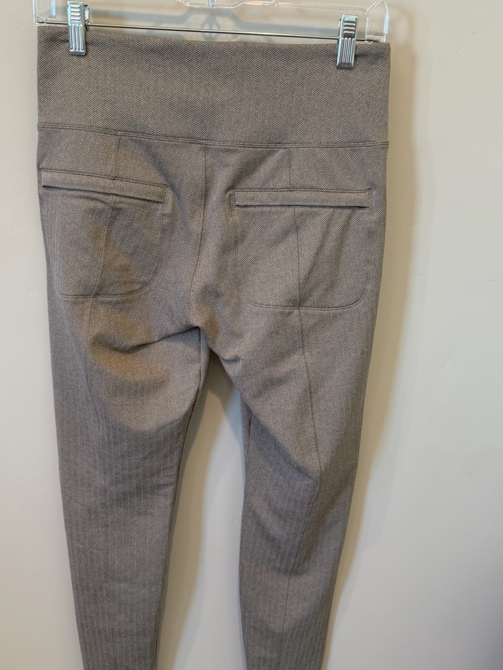 Athleta High-Waist Women's herringbone stretch Pants - Gray